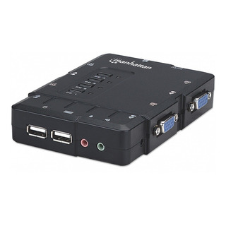 Switch Manhattan Kvm De 4 Puertos Usb Vga Switch Manhattan Kvm De 4 Puertos Usb Vga