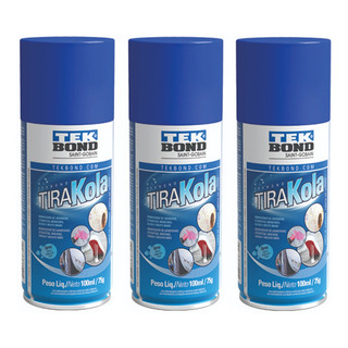 3 Tira Manchas De Cola 75g Com 300ml Tek Bond 3 Tira Manchas De Cola 75g Com 300ml Tek Bond