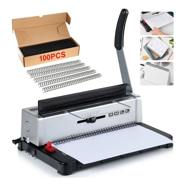 Engargoladora 100 Metal Arillos 34 Hoyos 3/8 Engargoladora
