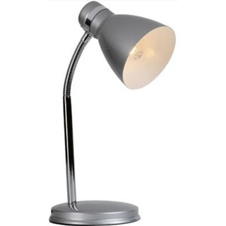 Lámpara De Escritorio Flexible Plata 40w Lámpara De Escritorio Flexible Plata 40w