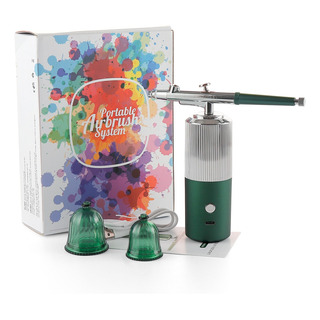Kit De Aerógrafo Multiuso Con Compresor Inalámbrico Portátil Kit De Aerógrafo Multiuso Con Compresor Inalámbrico Portátil