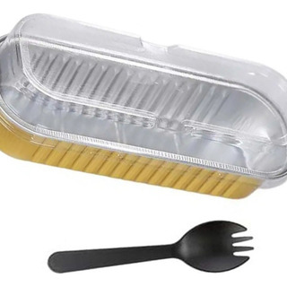 Juego De 100 Minimoldes For Tartas Con Tapa, Cucharas De 20 Juego De 100 Minimoldes For Tartas Con Tapa, Cucharas De 20