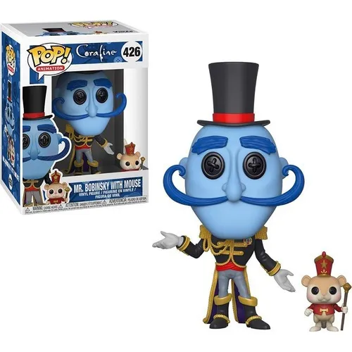 Mr Bobinsky With Mouse - Coraline - Funko Pop Animation #426