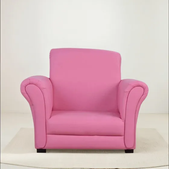 Sillon Infantil Ecocuero Rosa Nena Siloncito Haussman Vip