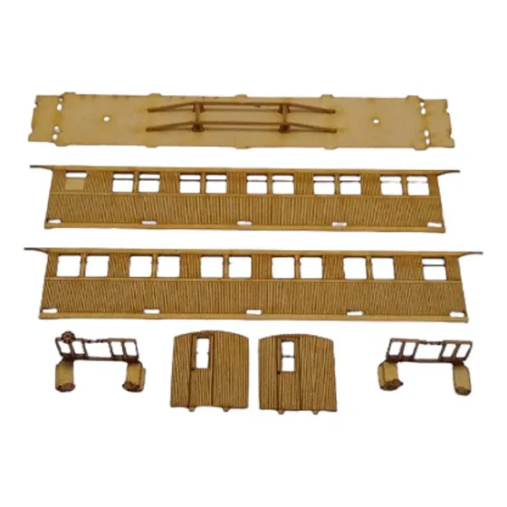 Nico Coche La Trochita 1ra Clase Version 2 Kit H0 (mnt 151)