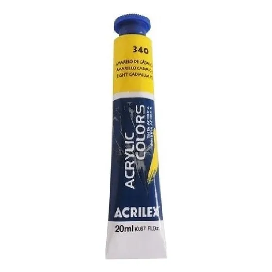 Acrílico Amarillo Cadmio Claro 020ml Para Bastidor 13123.340