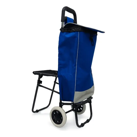 Carrito De Mercado Con Silla