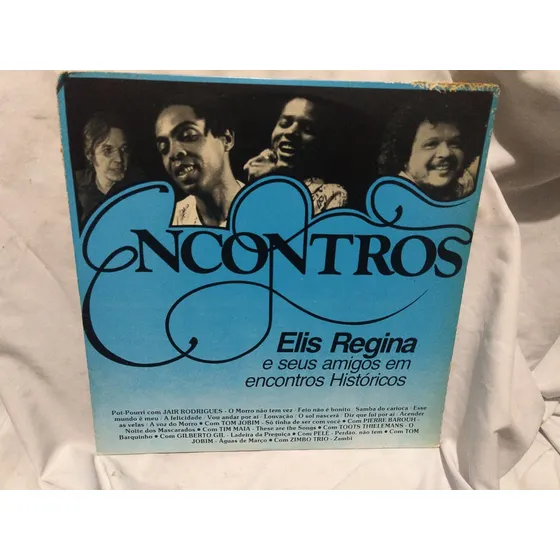 Lp Disco Vinil Elis Regina - Encontros  Vg+ Otimo Edição Limitada