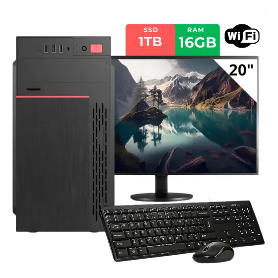 Pc Computador Intel I7 3770 16gb Ssd 1tb Monitor Video 4gb