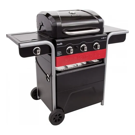 Barbacoa Gas Char Broil Hibrida Gas + Carbon 40000 Btu Dimm