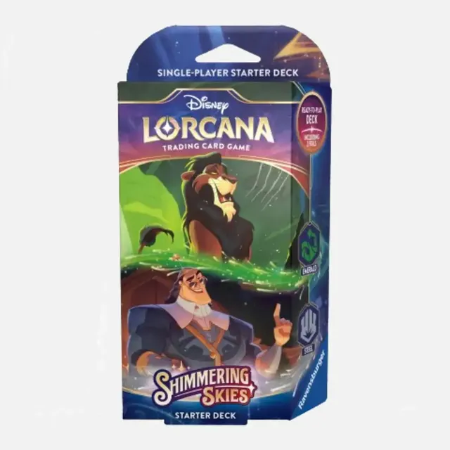Lorcana Tcg: Shimmering Skies Scar Y Kronk Starter Deck