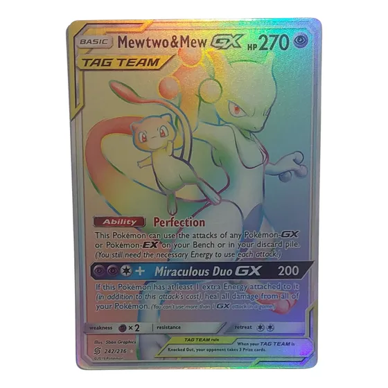 Mewtwo & Mew 242/236 Secret Inglés - Proxy Mewtwo Mew Inglés