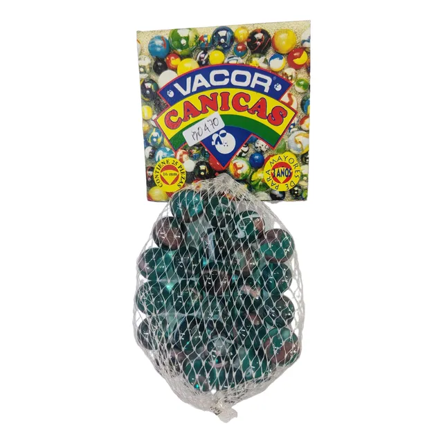 Canicas  De Vidrio Colores  Red X25unid