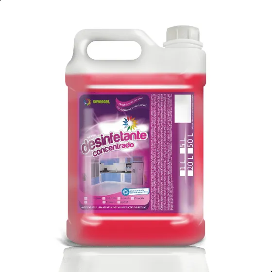 Desinfetante Concentrado Red Fruits Sevengel 5l