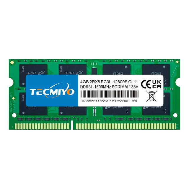 Memoria Ram 4gb Ddr3l 1600 Mhz Tecmiyo Para Notebook Sodimm