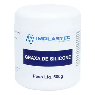 Graxa De Silicone Implastec Igs 200 Pote 500g Graxa De Silicone Implastec Igs 200 Pote 500g