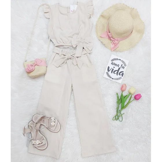 Ropa De Niña Mayor Y Detal,tienda Fisica Conj Lino 4 A 16