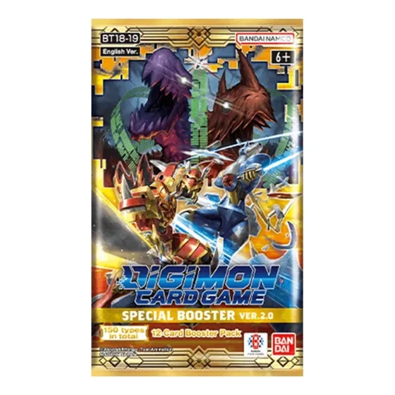 Digimon - Special Booster Ver 2.0 - Bt18-19 - Tcg - Sobre