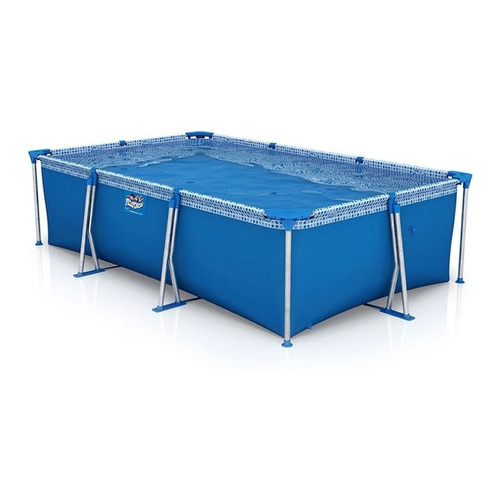 Pileta estructural rectangular Pelopincho 1043 con capacidad de 2800 litros de 2.7m de largo x 1.6m de ancho  azul