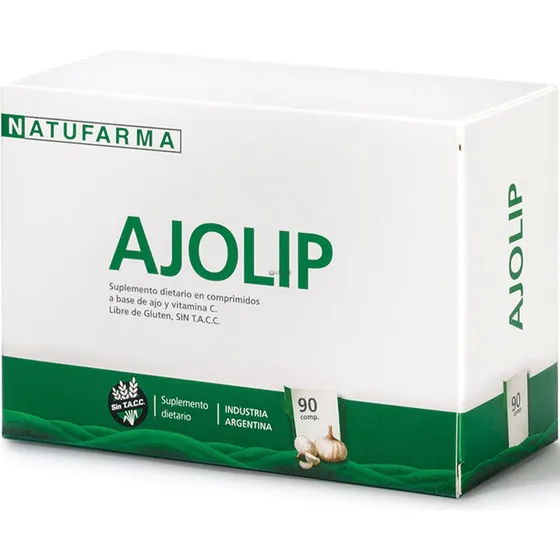 Natufarma Ajolip 90 Comp Normaliza Colesterol Presión Ajo