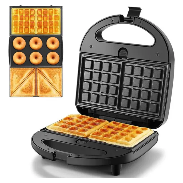 3 In 1 Mini Panela Elétrica Scone Appliance Pan Maker Waffle
