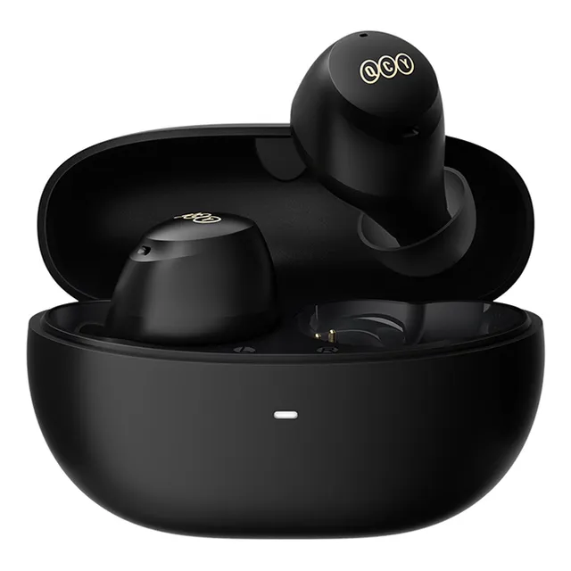 Auriculares Inalambricos QCY HT07: ANC de 40 dB, 6 Micrófonos, Audifonos Bluetooth 5.2, IPX5, 32H de Autonomía, Modo Juego, App Personalizable, Color Negro