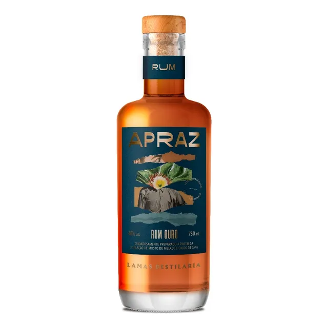 Rum Lamas Apraz Ouro 750ml Abv 40% - Lamas Destilaria
