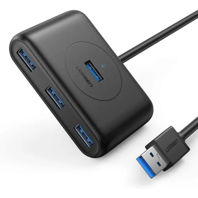 Hub De Datos Ugreen Usb Hub 3.0 De 4 Puertos Con Extensión P