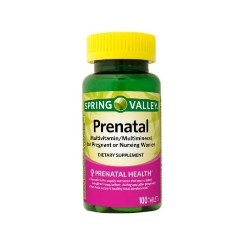 Multivitamínico Tabletas Prenatal Spring Valley