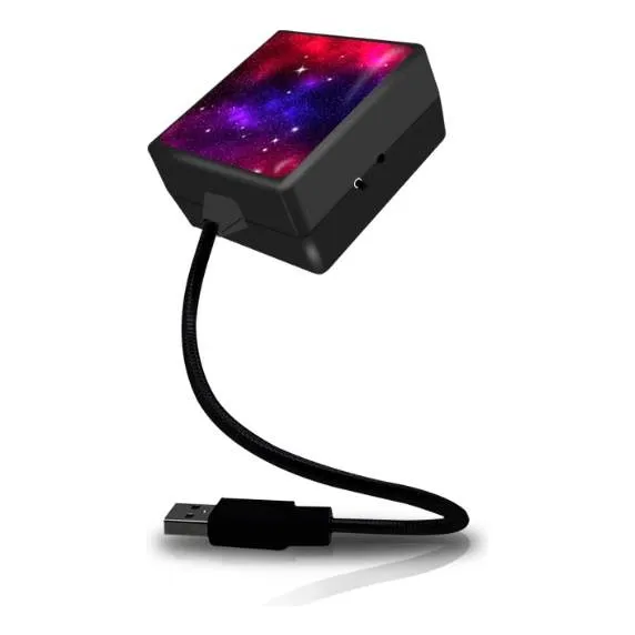 Luz Led Interior De Auto Usb Techo Azul Y Rojo Luz Led Casa