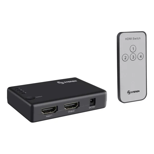 Selector Hdmi De 4 Entradas Con Control Remoto | 200-385