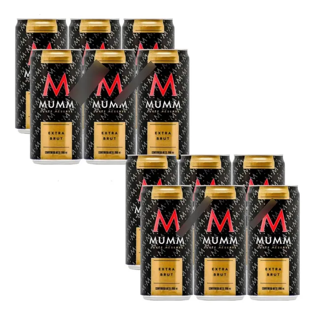 Espumante Mumm Extra Brut 269ml Pack X12 - Gobar