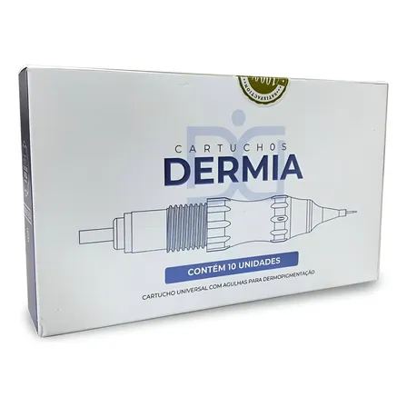 10 Agulhas Encaixe Fácil Rosca 0,30m Dérmia Micropigmentação