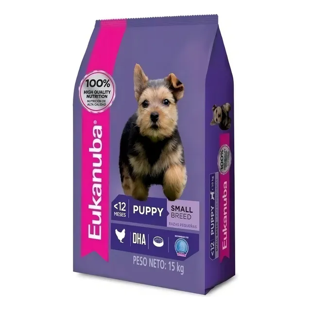Alimento Eukanuba Small Breed Puppy Small para perro cachorro de raza pequeña sabor mix de 15 kg