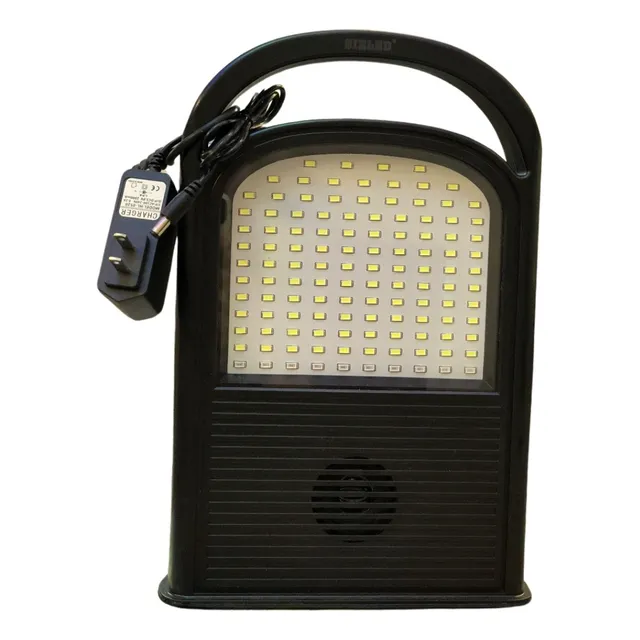 Lampara Reflector Solar Led Portatil 150w Bluetooth Audio Us