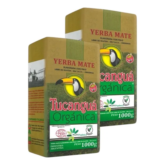 Yerba Mate Orgánica Tucangua - Pack X 2 Kg