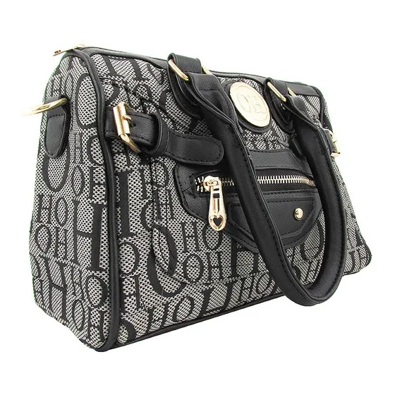  Cartera Bolso Mediana De Tela Para Dama Oh