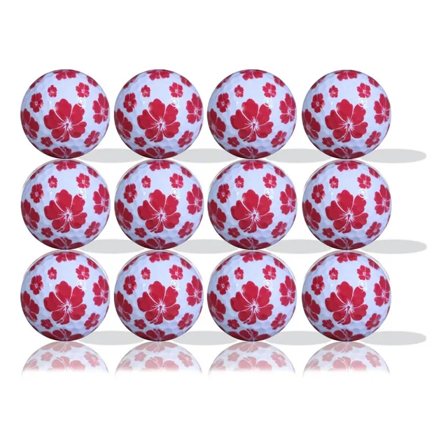 Bola Golf Hibiscus Rojo