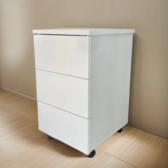 Cajonera Rodante 35x40x60 Con 3 Cajones Ideal Guardado
