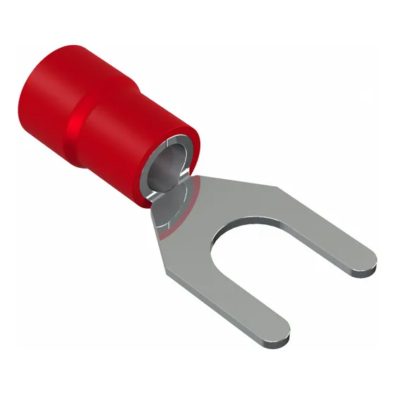 Kit C/ 3 Terminal Forquilha Para Cabo 10mm Furo 8,5mm 100pcs