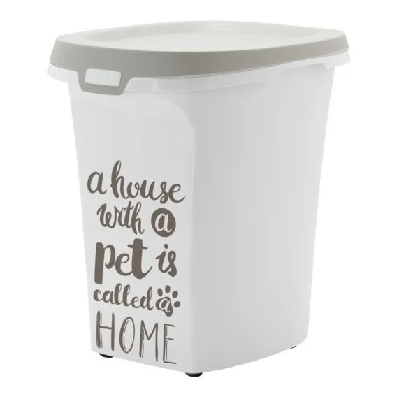 Contenedor Plastico Para El Alimento Perro 38 Lts 15 Kg