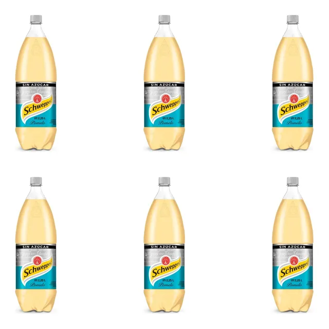 Refresco Schweppes Pomelo Zero 2.25 Litros Funda X6