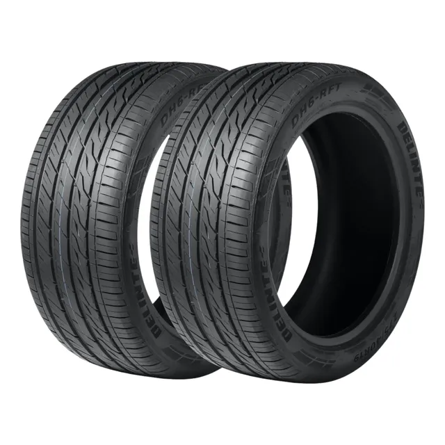 Combo 2 Pneu Run Flat 255/35 Zrf18 90w Dh6 Delinte Aro 18