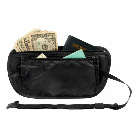 Bolsa Cangurera Porta Documentos Oculto Viaje Con Envio