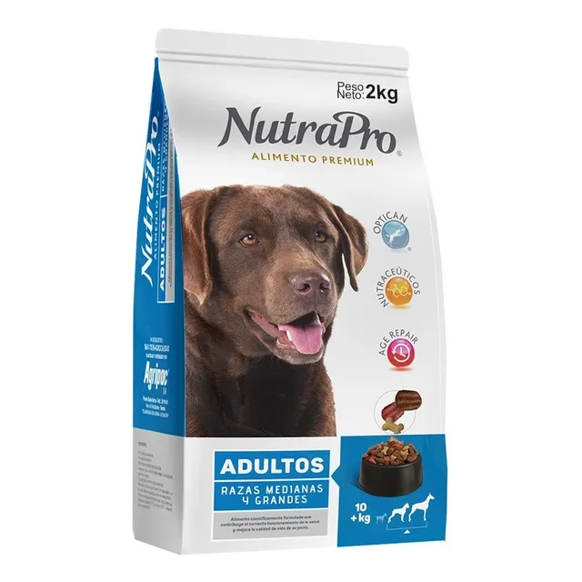 Nutrapro Adulto Razas Medianas 20 Kg. Gratuita Quito