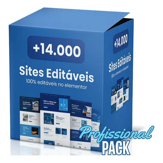 Mega Pacote Sites Elementor Pro 14 Mil Modelos Prontos