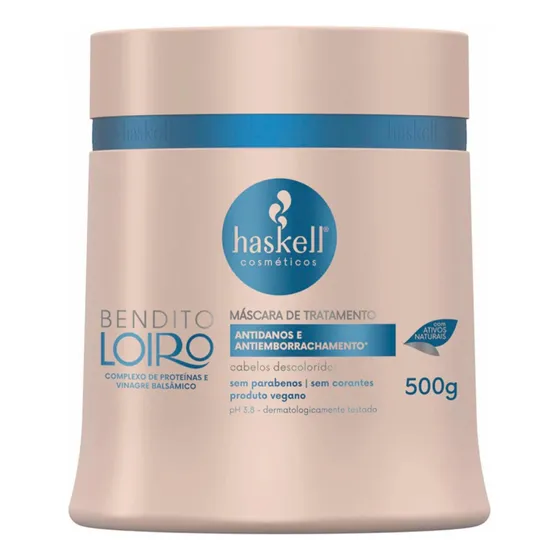 Máscara Haskell Bendito Loiro- Tratamento Capilar 500g