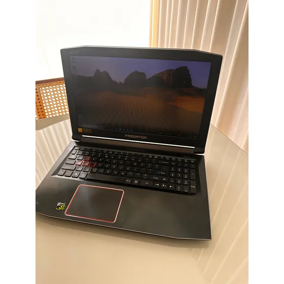 Notebook Predator, 32gb Ram, 1 Tb, Nvidia Gtx 1060 6gb.