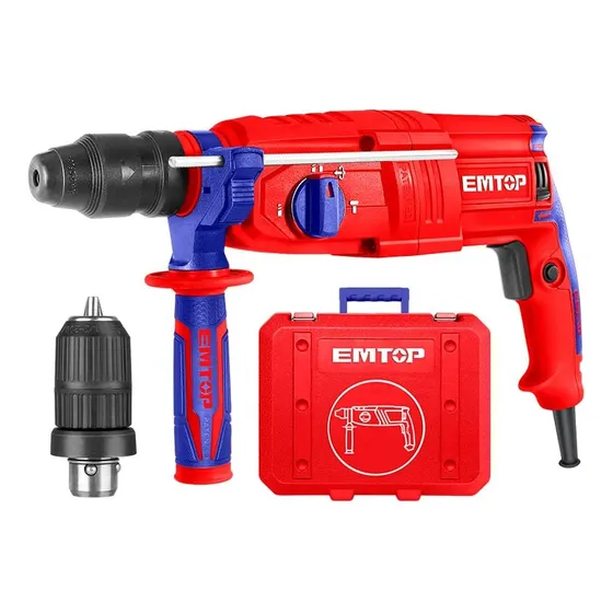 Rotomartillo Sds Plus Emtop Erhrl802 De 800 Watts + Chuck