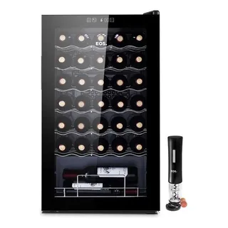 Adega Climatizada Eac34g 220v Com Abridor Elétrico Preto Eos Adega Climatizada Eac34g 220v Com Abridor Elétrico Preto Eos
